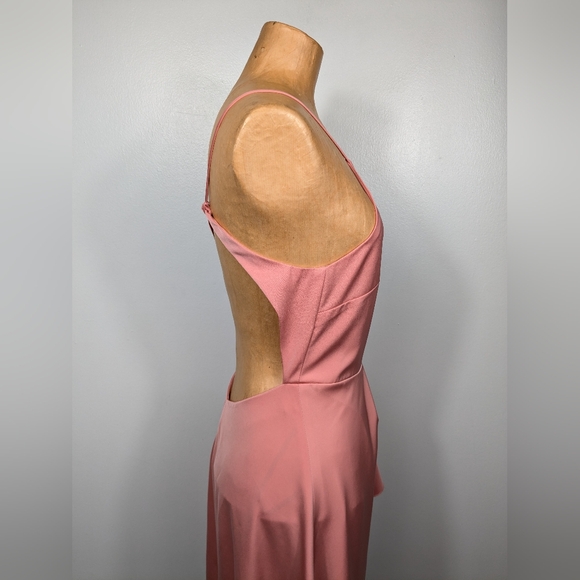 MAJORELLE Emery Gown Pink Size Small One Shoulder Open Back Dress Revolve - Picture 11 of 16